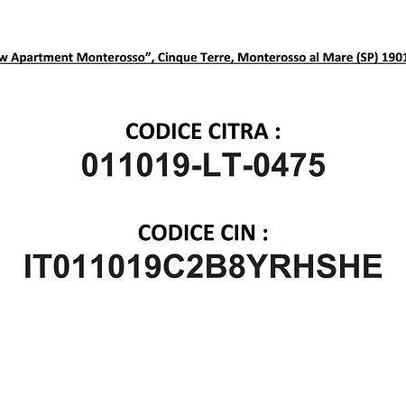Seaview Apartment Monterosso, Cinque Terre Μοντερόσο αλ Μάρε Εξωτερικό φωτογραφία